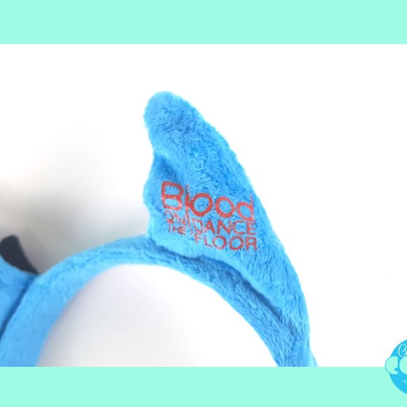 Rare Blood On The Dance Floor merch BOTDF blue plush Bat Ears and paw glove set main image 6